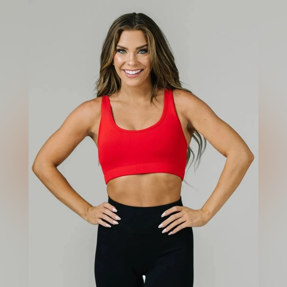 Zyia Red Bomber Bra